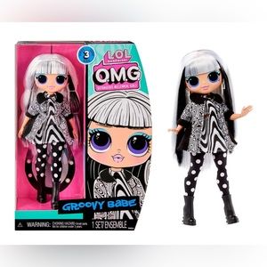 L.O.L. Surprise! O.M.G. Groovy Babe Fashion Doll with Multiple Surprises and Fab